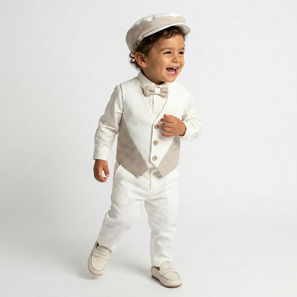 Little Duke Baby Vest Set & Hat-0