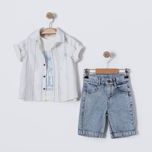 Cool Calvin Denim Set-1