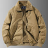 Men's Plus Size Zip Up Jacket - Khaki