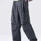 Men's Drawstring Wide Leg Cargo Pants - Farnelli