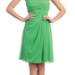 CLEARANCE - Eureka 1801 One Shoulder Knee Length Chiffon Dress (Size 2XL)