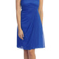 CLEARANCE - Eureka 1801 One Shoulder Knee Length Chiffon Dress (Size 2XL)