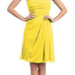 CLEARANCE - Eureka 1801 One Shoulder Knee Length Chiffon Dress (Size 2XL)