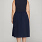 She + Sky Full Size Sleeveless Poplin Woven Midi Dress with Pockets Plus Size - Farnelli