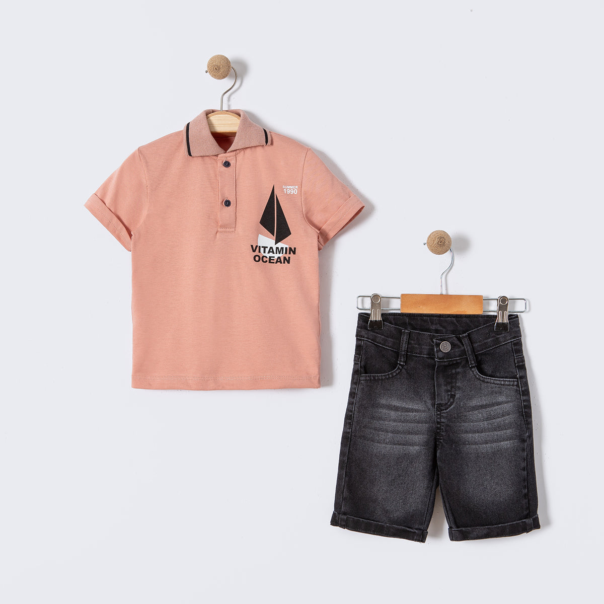 Baby Sailor Denim Set-2