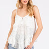 Mittoshop Textured V-Neck Cami - White