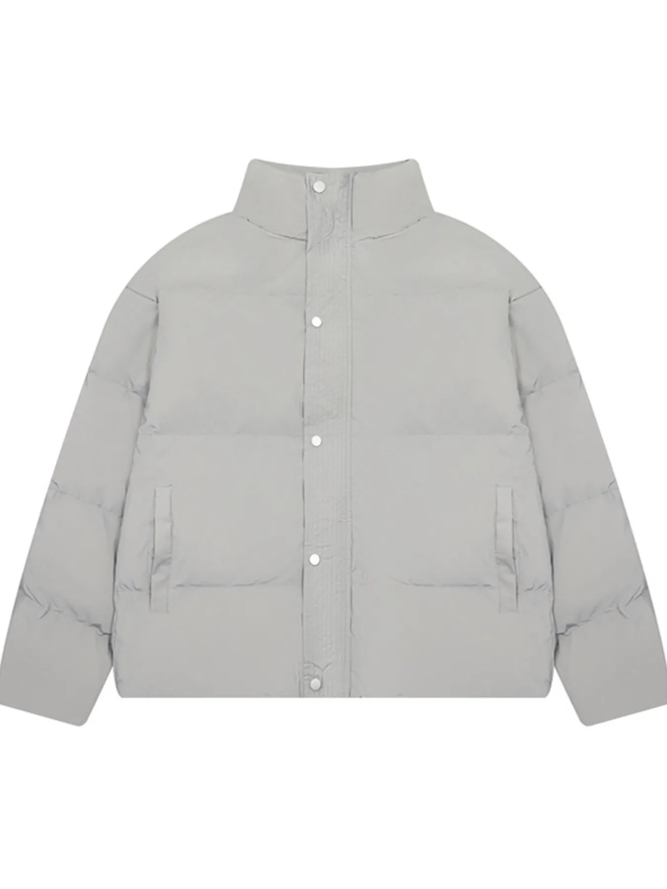 Men's Full Size Quilted Long Sleeve Puffer Jacket Plus Size - Farnelli