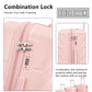 HouseOfZazla 3-piece spinner wheel luggage set with combination locks