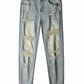 Men's Distressed Slim Fit Jeans - Farnelli