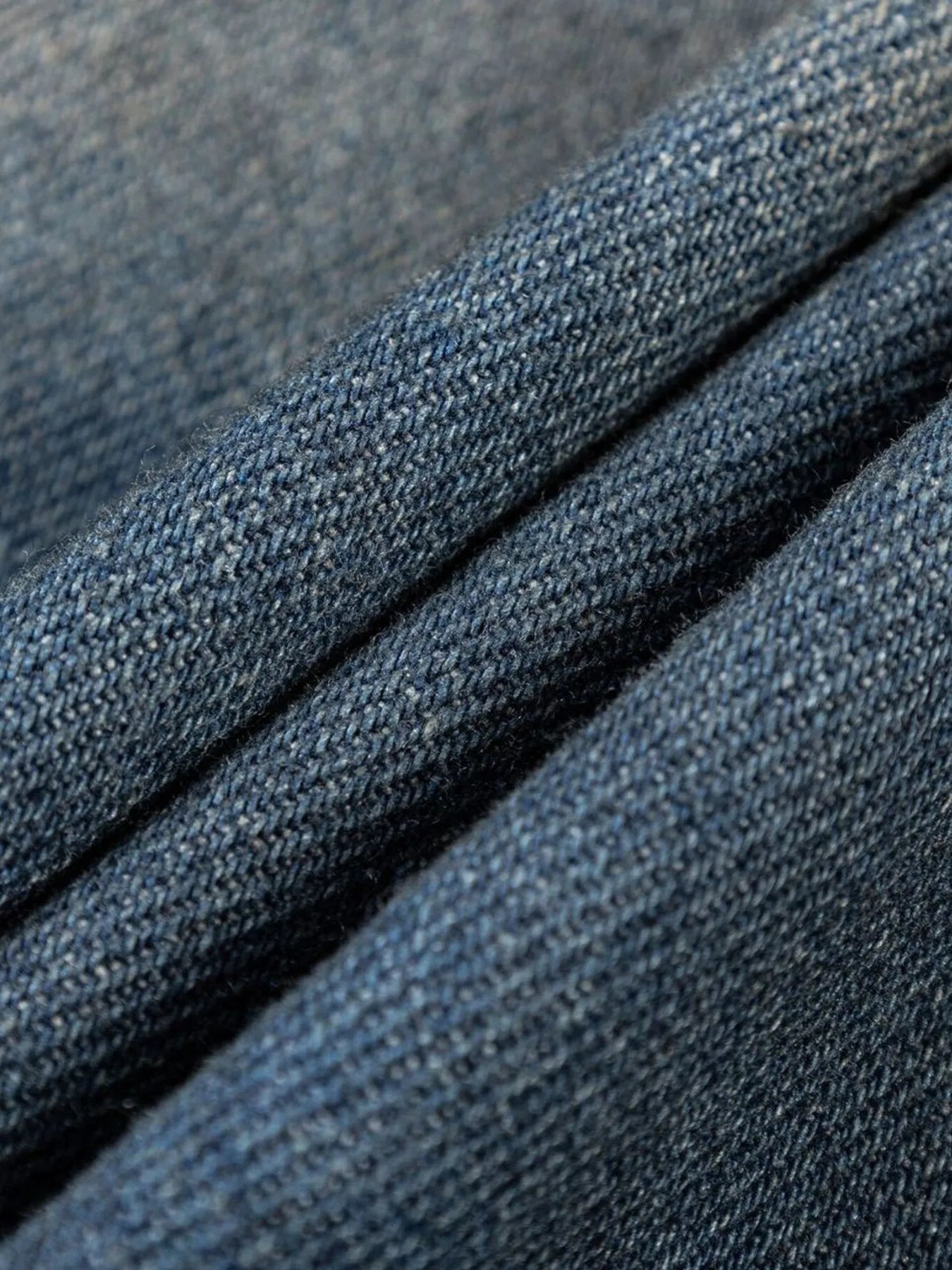 Men's Washed Denim Bomber Jacket - Farnelli