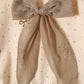 Children's Bowknot Ruffle Sleeve Top and Pants Set - Farnelli