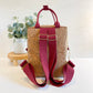 Carry Courage GAME CHANGER mini backpack in a paisley pattern, front view