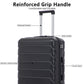 HouseOfZazla 3-piece spinner wheel luggage set with combination locks
