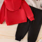 Children's Christmas Santa Hoodie & Pants Set - Farnelli