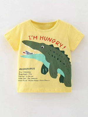 Children's Crocodile Short Sleeve T-Shirt - Farnelli