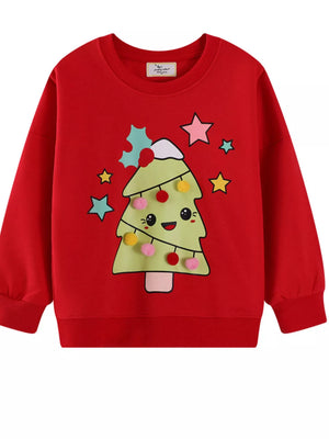 Children's Christmas Tree Graphic Sweatshirt - Farnelli