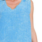 Zenana Double Gauze Raw Edge Acid Washed Tank - Farnelli