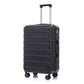 HouseOfZazla 3-piece spinner wheel luggage set with combination locks in assorted sizes