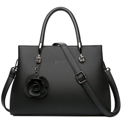 Women's Cross Pattern Pendant Simple Generous Mom Handbags