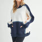 Aemi + Co Color Block Kangaroo Pocketed Hoodie - Farnelli