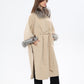 Saga®Furs Silver Fox Wool Cashmere Coat