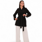 Opera Cashmere Blend Overcoat in Black