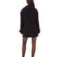 Karina Midi Cashmere Wool Blend Coat In Black