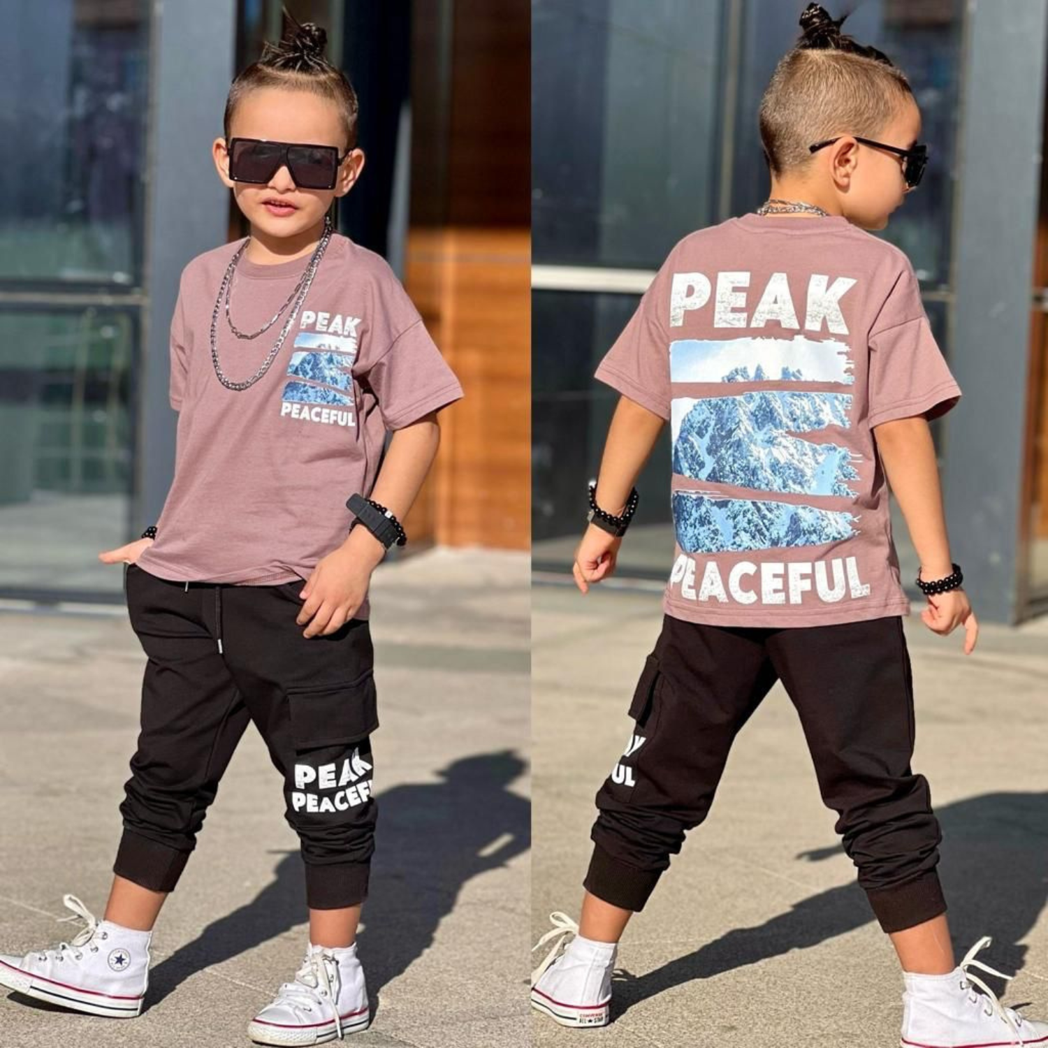 The Peak Boys Joggers Set - Farnelli