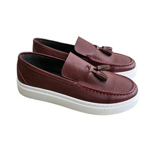 Burgundy Lion's Boys Shoes-0