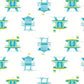 Miami Beach Watch Blue Zippered Romper