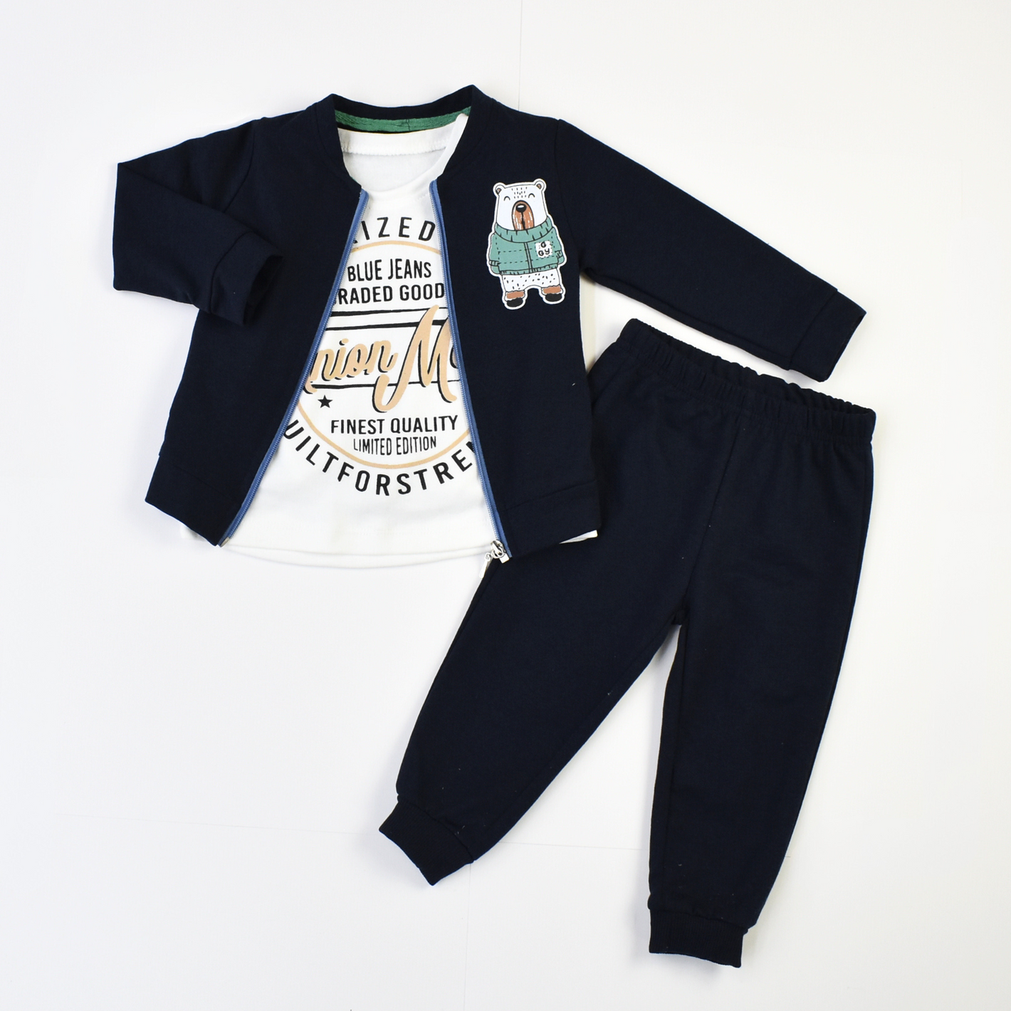 Big Bear Cotton Joggers Set-0