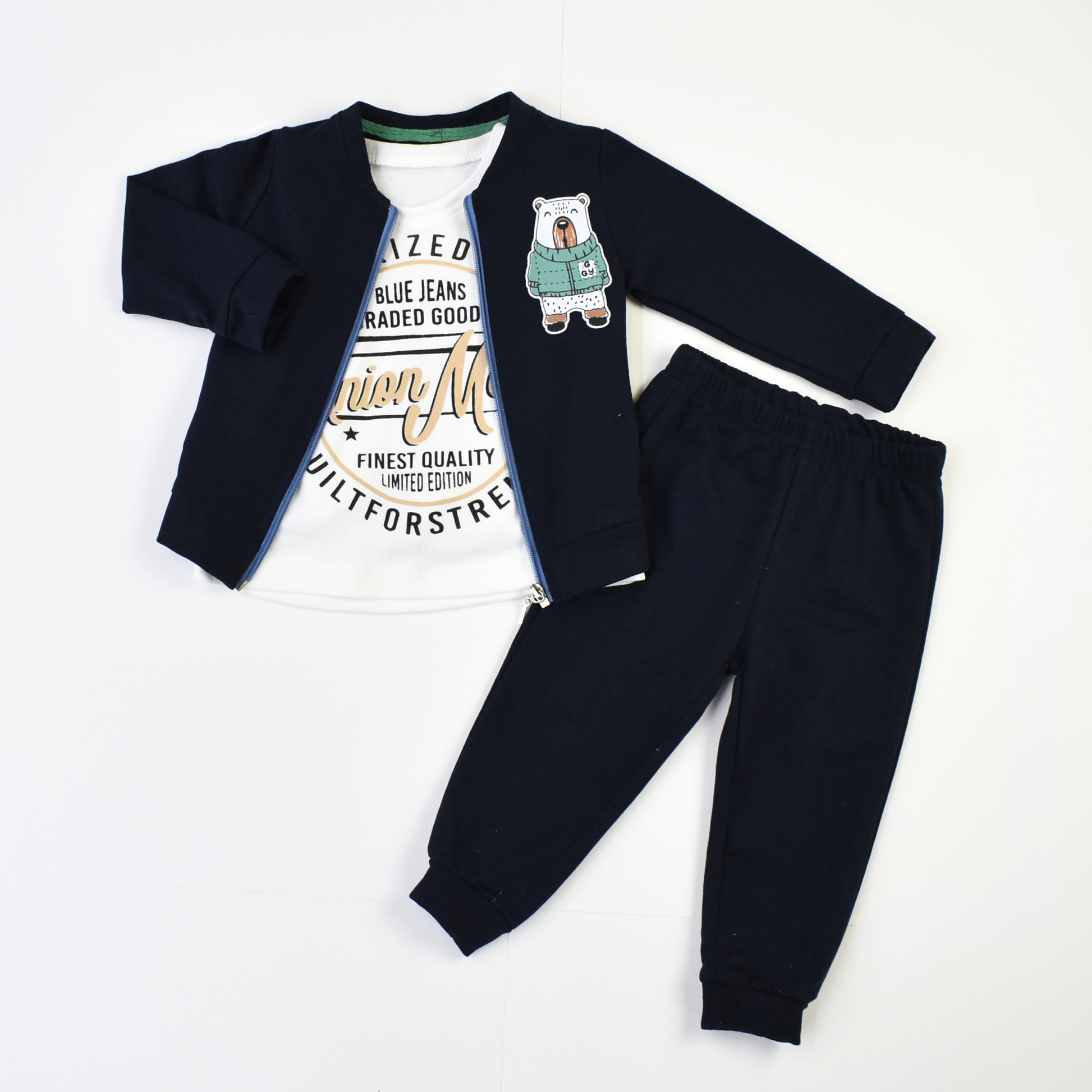 Big Bear Cotton Joggers Set-0