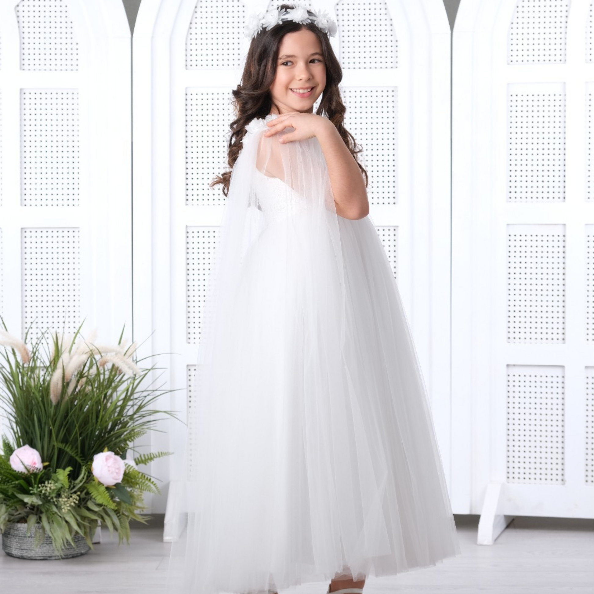 Celestial Lace Girls Formal Dress-1