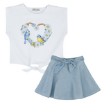 Birdie Heart Girls Casual Set - Farnelli