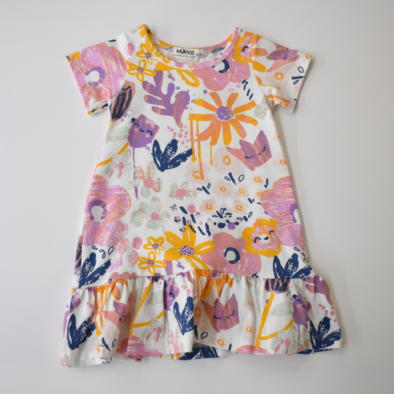 Little Dreamer Girls Cotton Dress-0