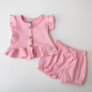 Casual Cassie Girls Cotton Set - Farnelli