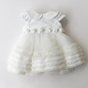 Daisy Pearls Formal Baby Dress-1