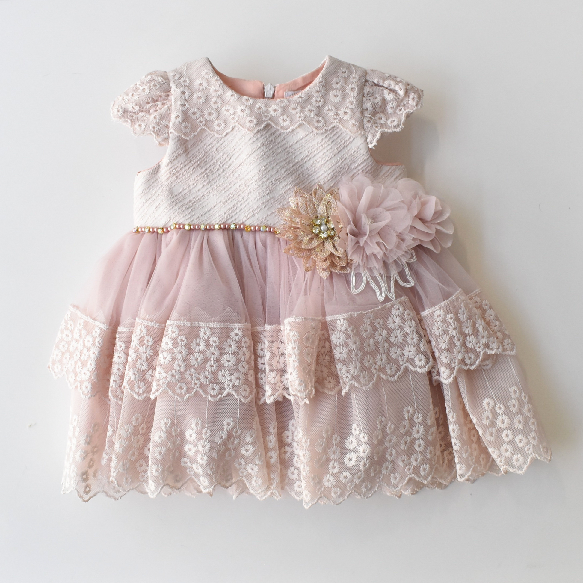Sweet Vintage Formal Baby Dress - Farnelli