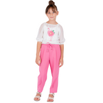 Stylish Flamingo Girls Casual Set - Farnelli