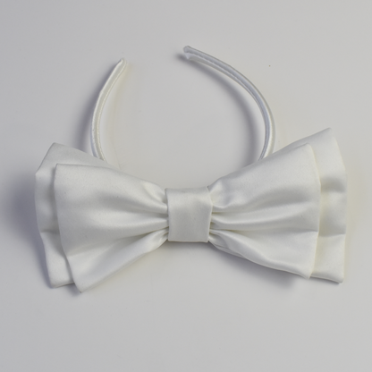 Satin Bow Headpiece-0