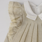 Frilly Beige Chic Baby Dress - Farnelli
