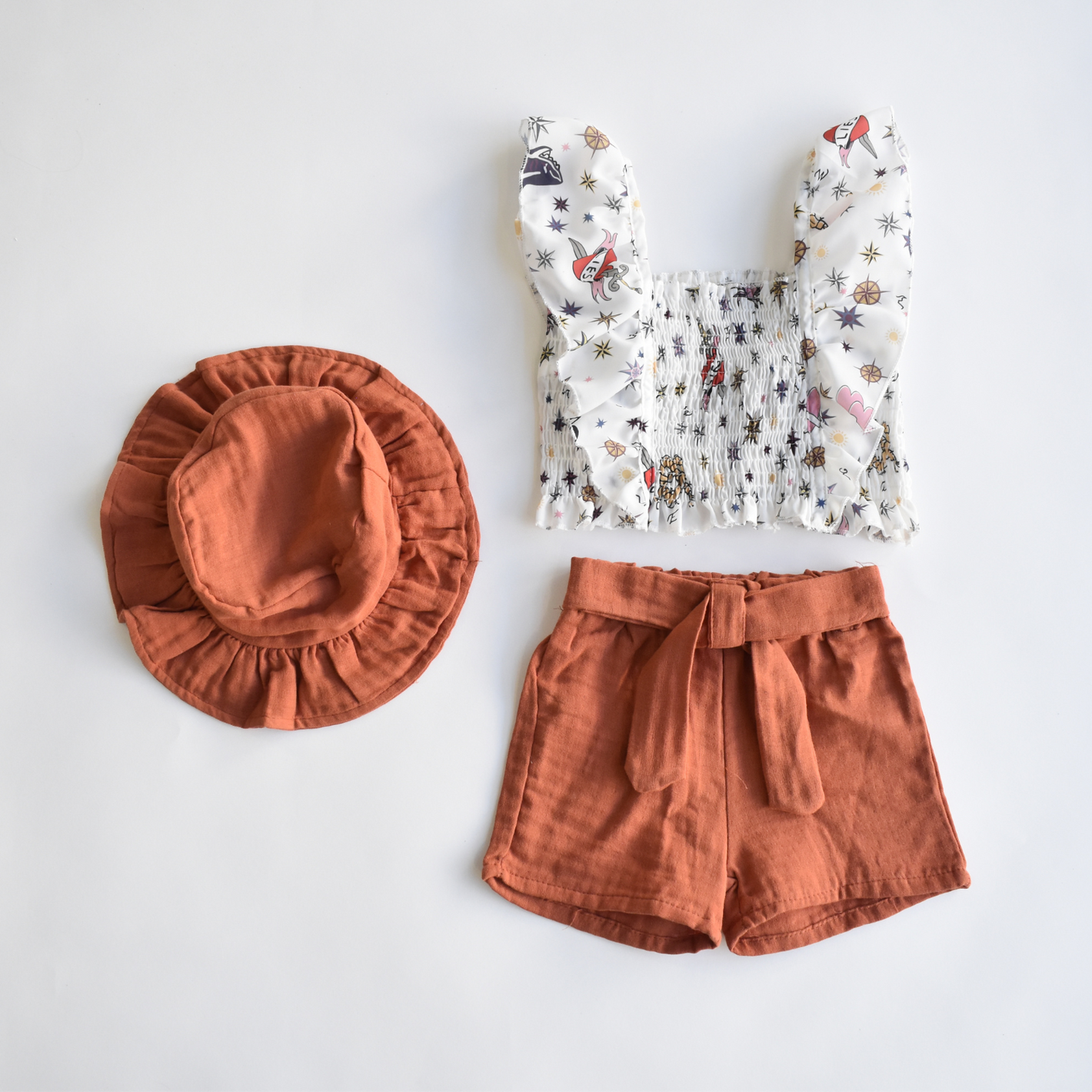 Sunshine Sparkle Girls Casual Set - Farnelli