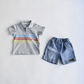 The Resilient Stride Boys Polo Set-0