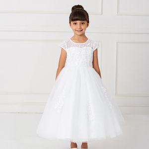 Leila Lace Girls Formal Dress - Farnelli