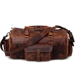 Tony Rosato Classy Leather Bags duffel bag in a classic leather design