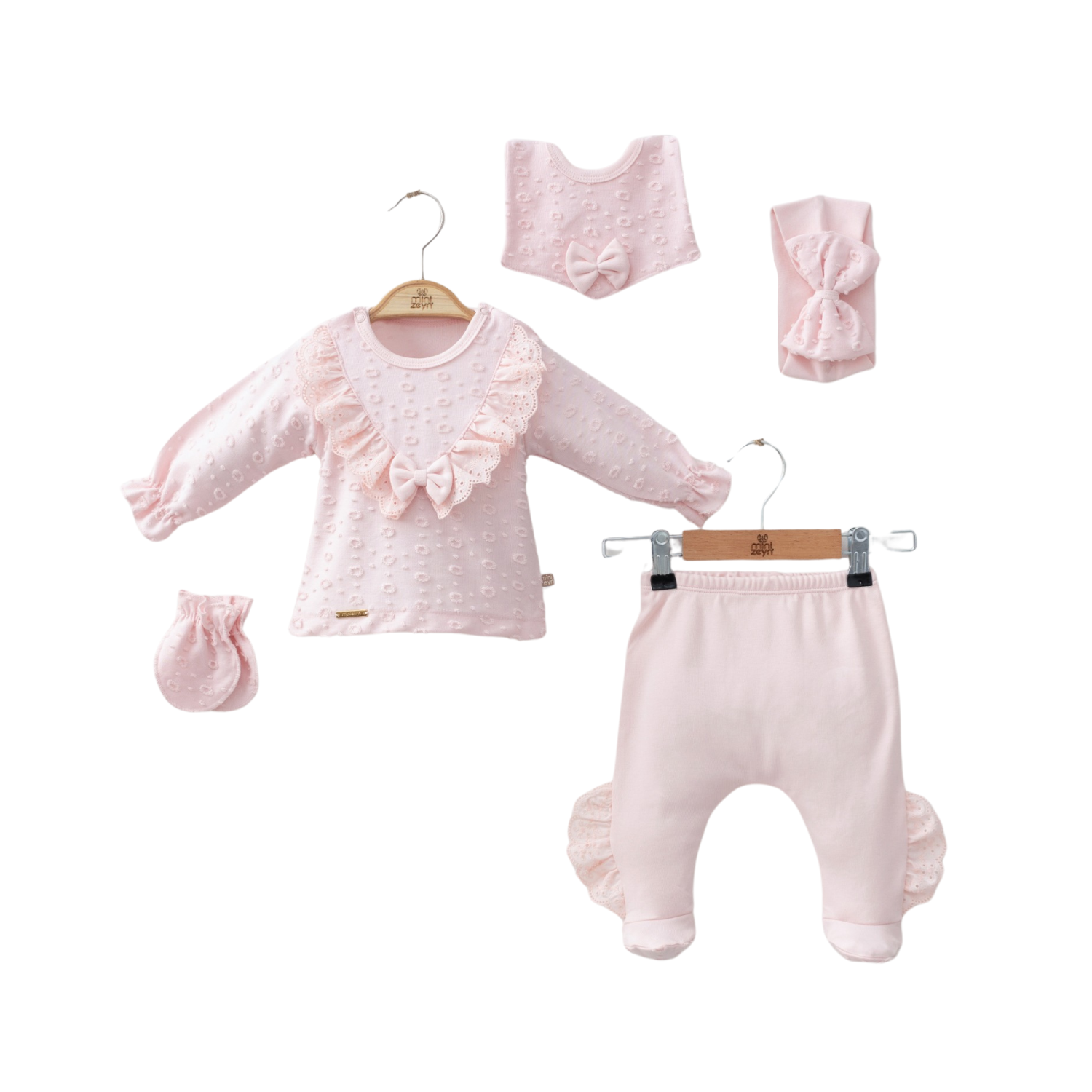 Frilly Girly Newborn 5PC Set-1
