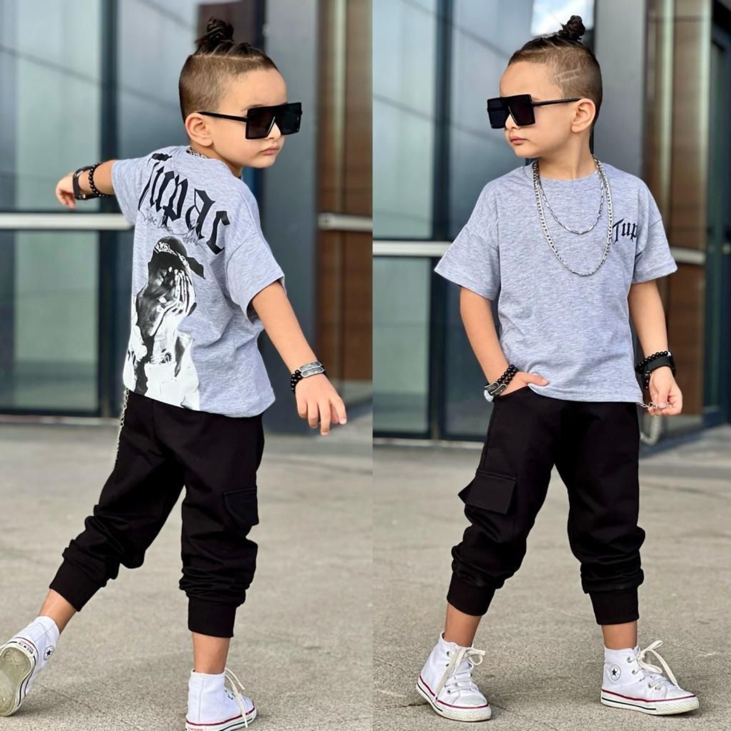 Tupac Rap Boys Jogger Set - Farnelli