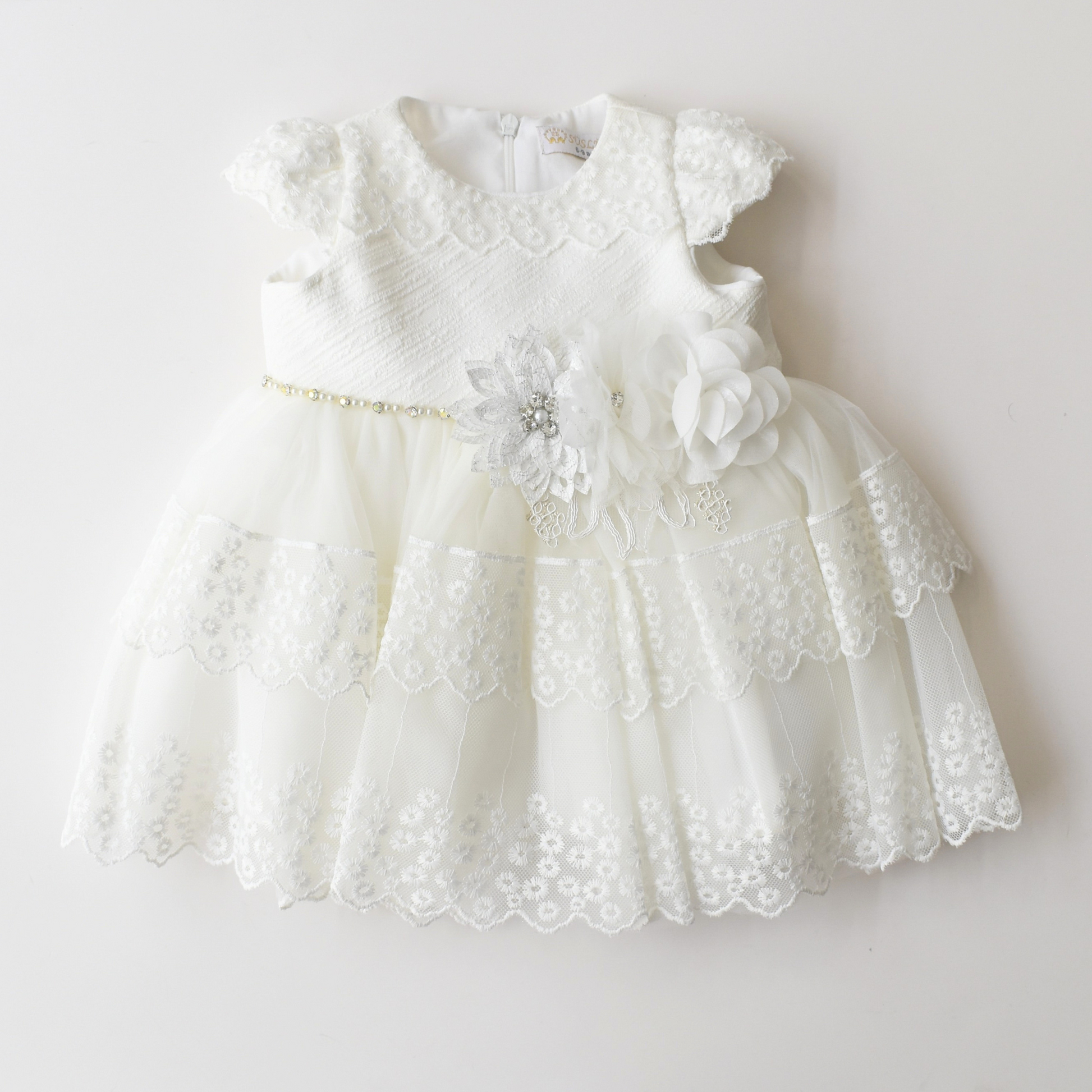 Sweet Vintage Formal Baby Dress-4