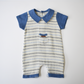 Striped Baby Dressy Overall-0