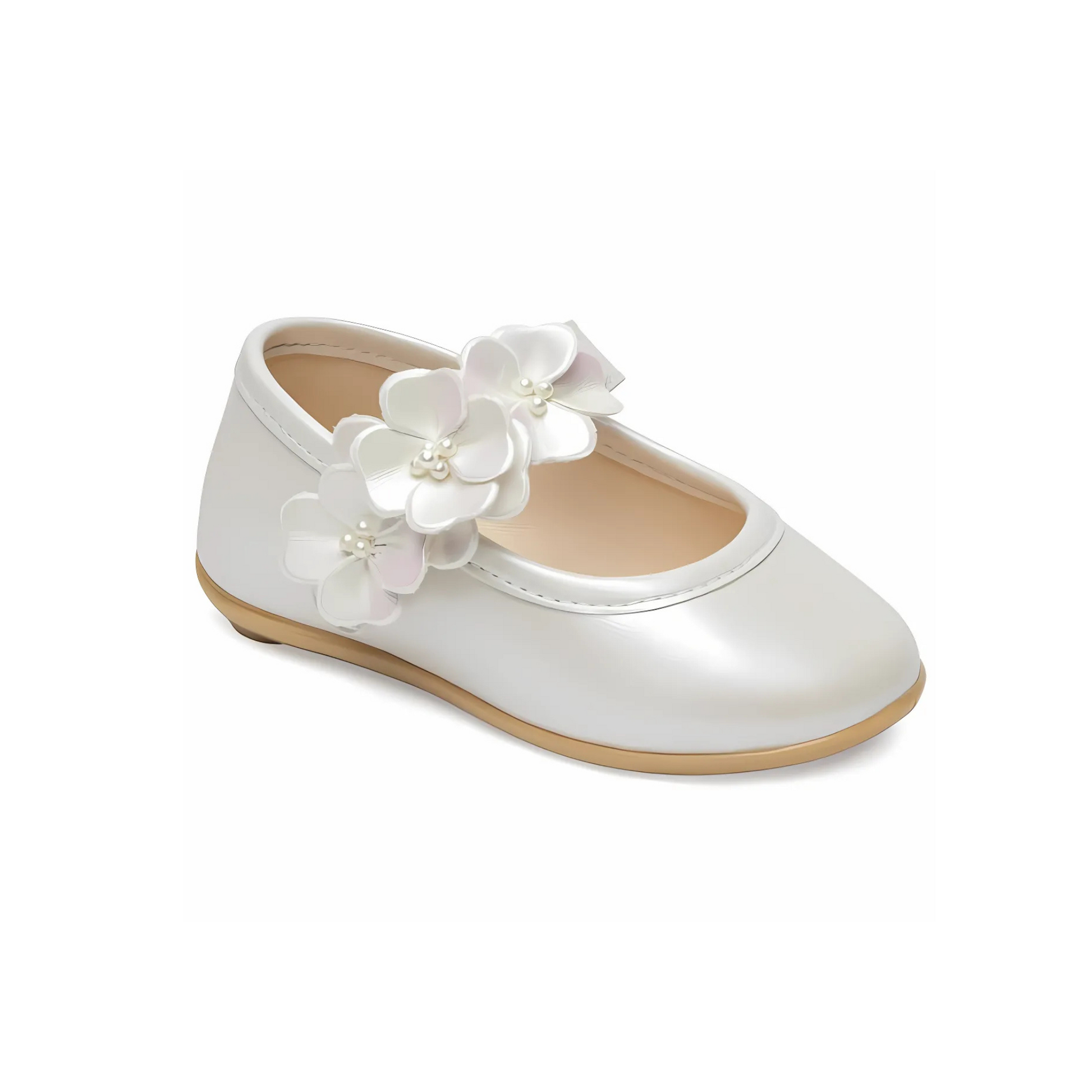 Pearl Petals Girls Formal Shoes-0
